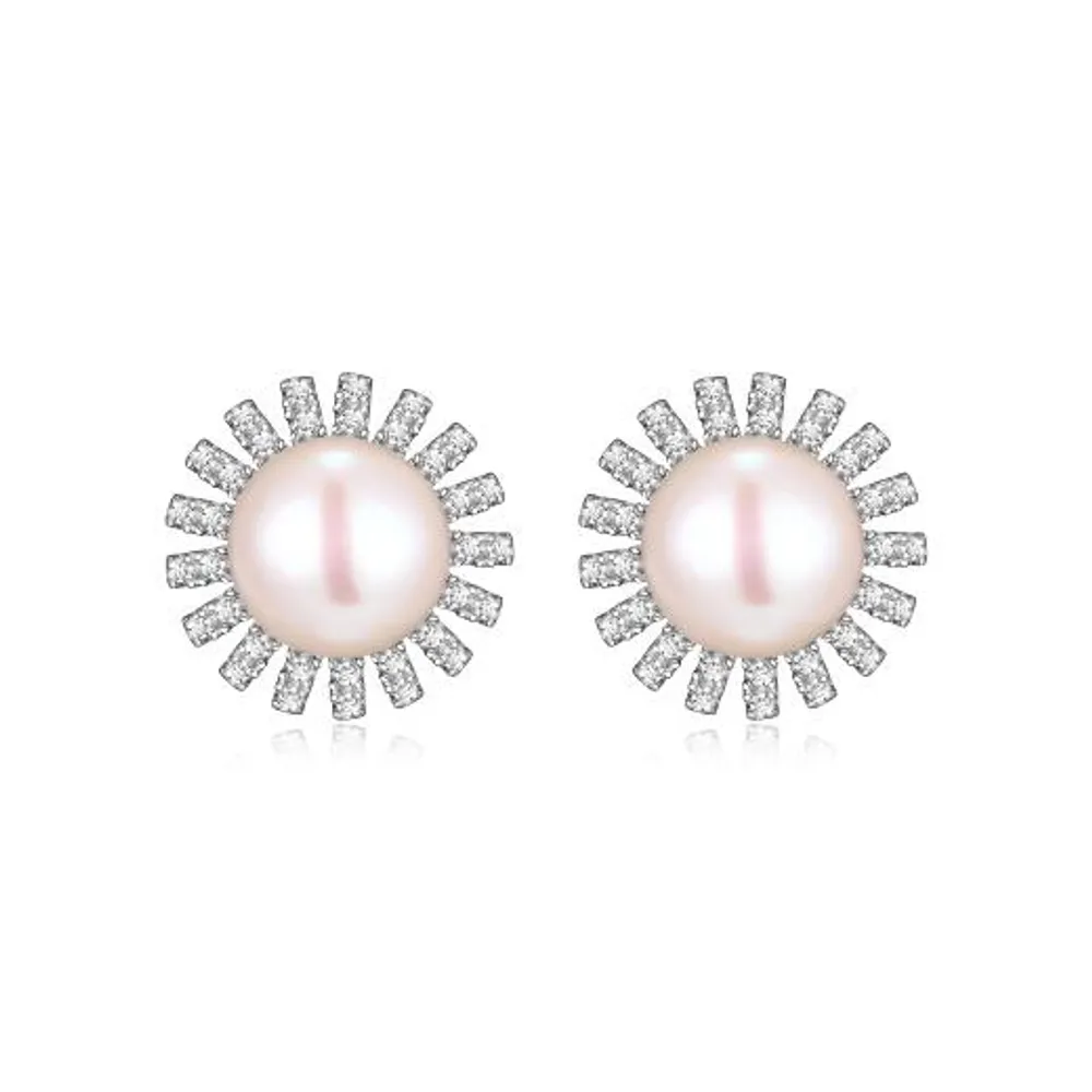 Reign Diamondlite Pearl Studs