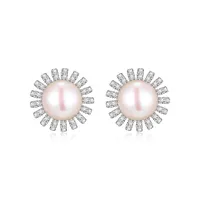 Reign Diamondlite Pearl Studs