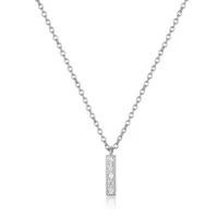 Reign Diamondlite Mini Bar Necklace