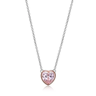 Reign Pink Heart Necklace