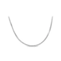 Sterling Silver 18" 2.00mm Round Franco Chain