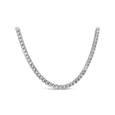 Sterling Silver 18" 3.70mm Round Franco Chain