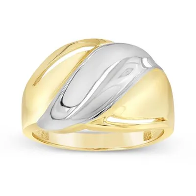 10K Yellow & White Gold Fashion Ring