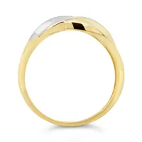 10K Yellow & White Gold Fashion Ring
