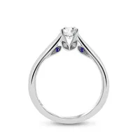 Charmed By Richard Calder 88 Facet White Gold 0.55CTW Bridal Ring