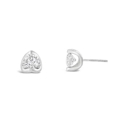 Glacier Fire 14K White Gold 1.40CTW Canadian Diamond Stud Earrings