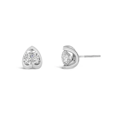 Glacier Fire 14K White Gold 2.00CTW Canadian Diamond Stud Earrings