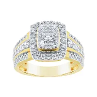 10K Yellow Gold 1.00CTW Diamond Fashion Ring