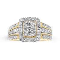10K Yellow Gold 1.00CTW Diamond Fashion Ring