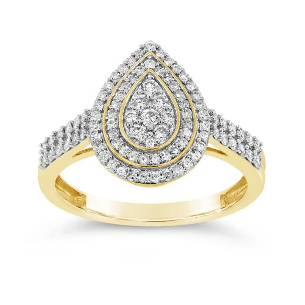 10K Gold 0.50CTW Diamond Fashion Ring