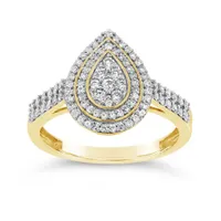 10K Gold 0.50CTW Diamond Fashion Ring