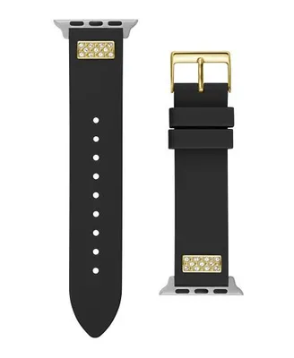 Guess Women's Black Silicone Band for 38-40mm Apple Watch