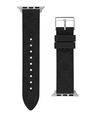 Guess Women's Black Silicone Logo Band for 38-40 mm Apple Watch