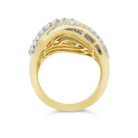 10K Yellow Gold 2.00CTW Diamond Band