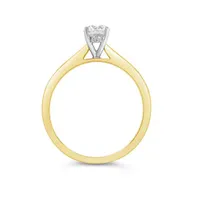 Glacier Fire 14K Yellow Gold Canadian 0.50CTW Diamond Solitaire Ring