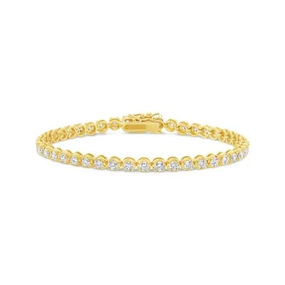 10K Gold 4.00CTW Diamond Tennis Bracelet