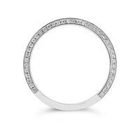 Charmed 10K White Gold 0.41CTW Gents Diamond Band