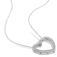 Julianna B 14K Gold 0.22CTW Diamond Heart Pendant