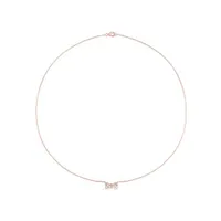 Julianna B 10K Rose Gold 0.015 CTW Diamond & Morganite Necklace