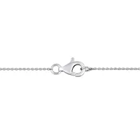 Julianna B 10K White Gold 0.015 CTW Diamond & Blue Topaz Necklace