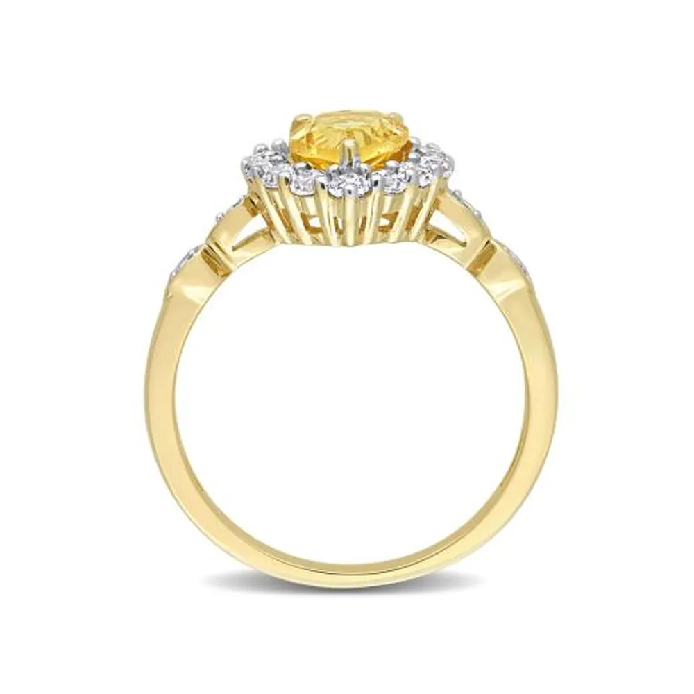 Julianna B 10K Yellow Gold CTW Diamond