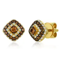 Le Vian 14K Honey Gold 0.78CTW Diamond Stud Earrings