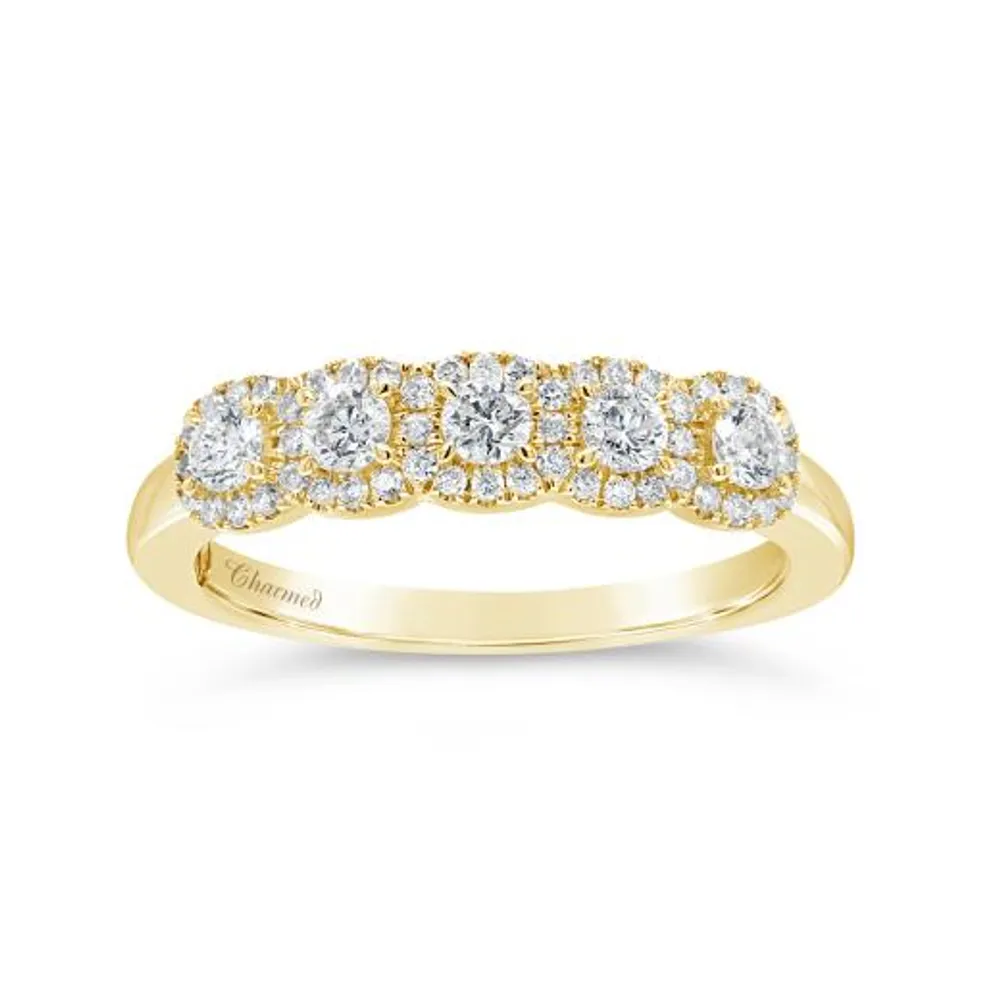 Charmed By Richard Calder 14K Yellow Gold 0.54CTW Canadian Diamond Band