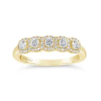 Charmed By Richard Calder 14K Yellow Gold 0.54CTW Canadian Diamond Band