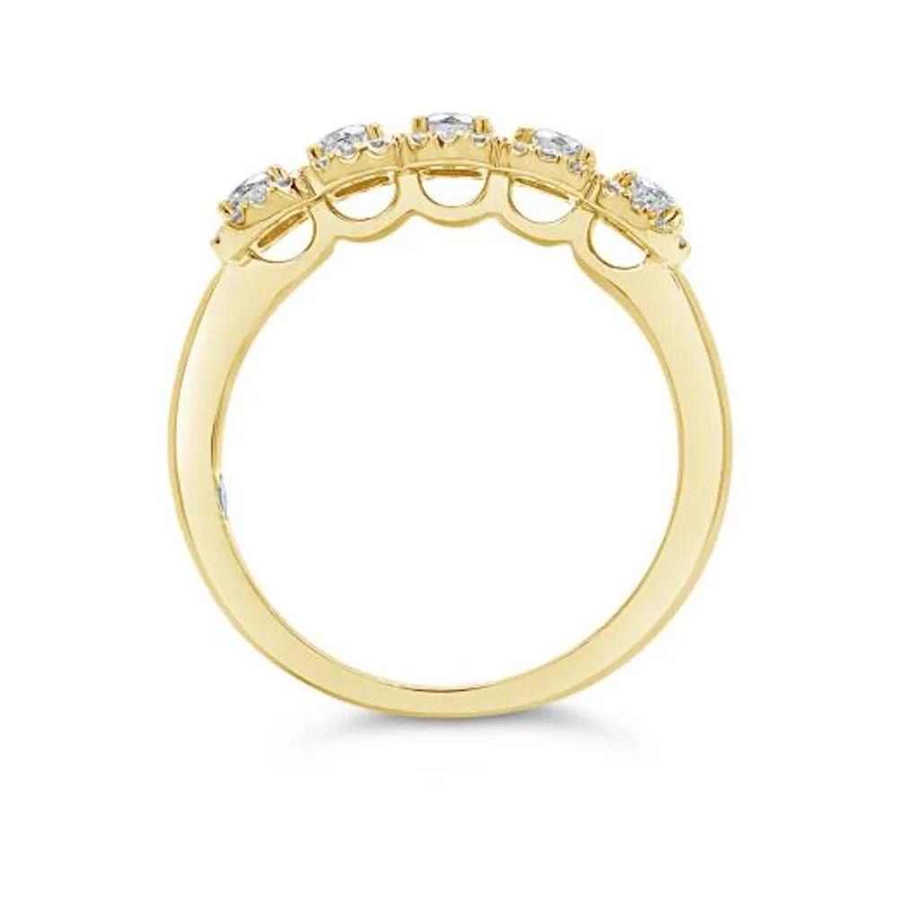 Charmed By Richard Calder 14K Yellow Gold 0.54CTW Canadian Diamond Band