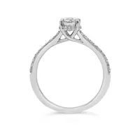 Charmed By Richard Calder 14K White Gold 0.93CTW Diamond Engagement Ring