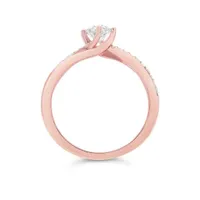 Charmed By Richard Calder 14K Rose Gold 0.58CTW Diamond Engagement Ring