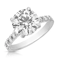 Chemistry by New Brilliance 14K White Gold Lab Grown 3.45CTW Diamond Ring