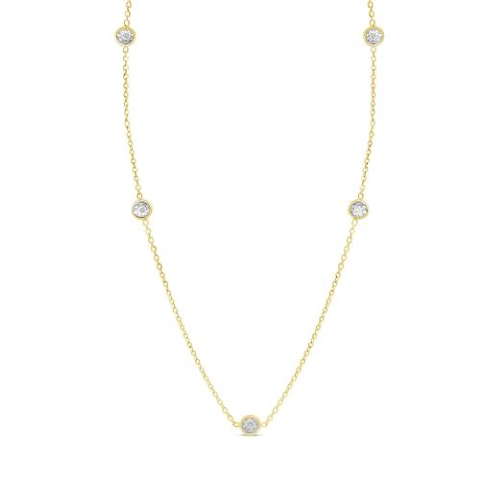 10K Yellow Gold 16"+ 2" Extender Precious Metals By The Yard Necklace