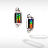 KORITE UNITY Sterling Silver Ammolite Earrings