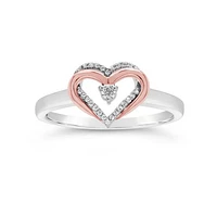 Sterling Silver Diamond Promise Ring