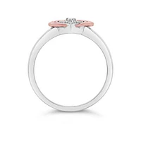 Sterling Silver Diamond Promise Ring