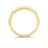 10K Yellow Gold 0.11CTW Diamond Stackable Ring