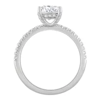 New Brilliance 14K White Gold Lab Grown 1.28CTW Oval Diamond Solitaire Ring