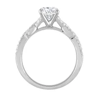 New Brilliance 14K White Gold Lab Grown 1.23CTW Diamond Bridal Ring