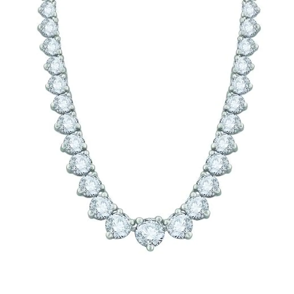 Hepburn Riviera Diamond Tennis Necklace – Talia Naomi Jewellery