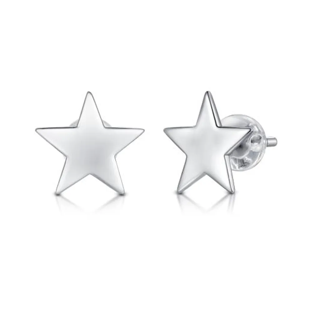 Sterling Silver Star Earrings