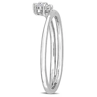Julianna B Sterling Silver Diamond Promise Ring