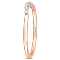 Julianna B 14K Rose Gold 0.10CTW Diamond Stackable Ring