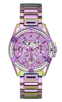 Guess Women's Iridescent Stainless Steel Watch