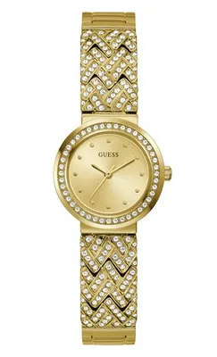 Guess Women's Gold-Tone Treasure Watch