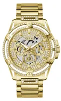 Guess Men's Gold-Tone King Watch