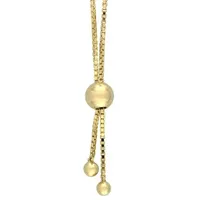 Julianna B Sterling Silver 0.24CTW Diamond Bolo Bracelet