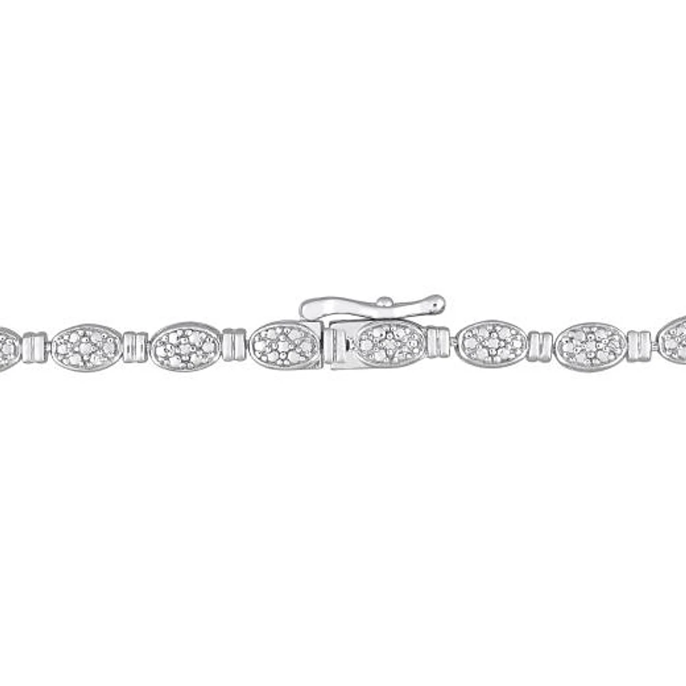Julianna B Sterling Silver 0.50CTW Diamond Necklace