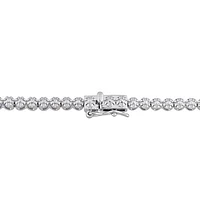 Julianna B Sterling Silver 0.50CTW Diamond Tennis Necklace