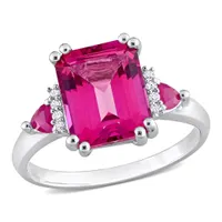 Julianna B Sterling Silver Pink Topaz